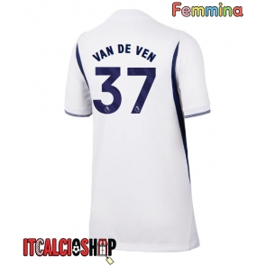Tottenham Hotspur Micky van de Ven #37 Prima Maglia Femmina 2026-27 Manica Corta